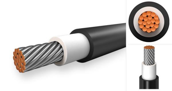 Buy cheap Tinned Copper Photovoltaic Electric Cable 4mm2 For Efficient Energy Generation from wholesalers