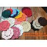Buy cheap Hand made crochet doily, table cloth, Different styles of different Placemat color custom from wholesalers