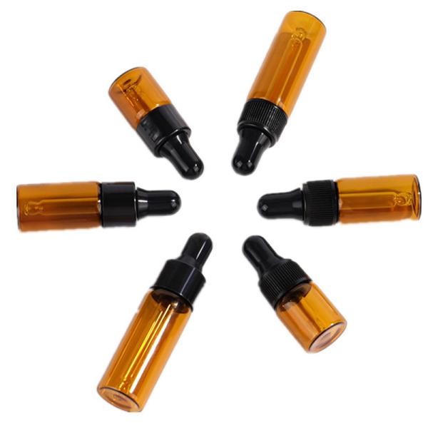 Buy cheap Cosmetic 2ml 3ml 5ml Glass Bottle And Dropper Bulk from wholesalers