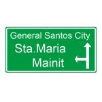 Custom Green Motorway Highway Sign Symbols Traffic Main Road Signages