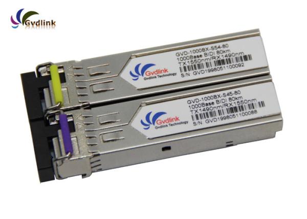 Buy cheap GLC-BX80-D-I Compatible 80KM SFP Fiber Transceiver Module from wholesalers