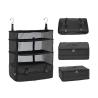 Buy cheap TRAVEL HANGING BAG HOME GOODS FOREIGN TRADE NEW MULTI-FUNCTIONAL CLOTHING TRAVEL THREE-LAYER STORAGE BAG HANGING BAG from wholesalers