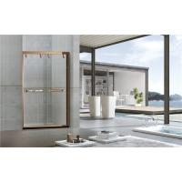 Buy cheap Inline 8MM Double Sliding Bathroom Shower Screen Red Bronze Printed Stinless product