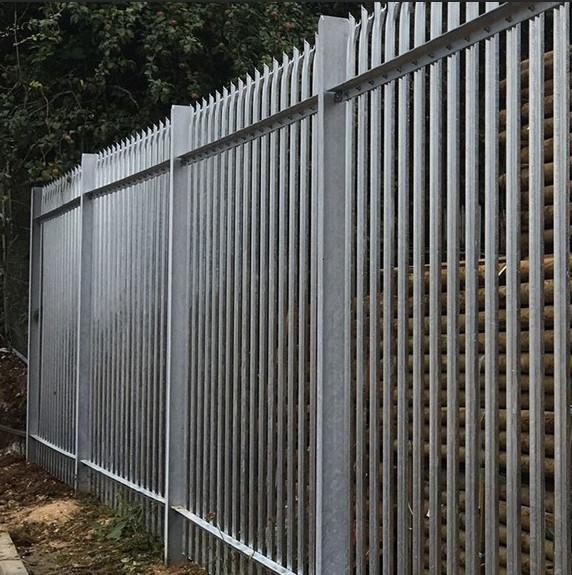 Buy cheap Assembled 2.4 M High Palisade Security Fence / Galvanized Steel Palisade Fencing from wholesalers