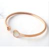 Buy cheap Rose Gold Color Cross Bracelet for Men Women Couples Jewelry Fashion Stainless Steel Chain from wholesalers