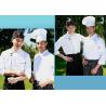 Buy cheap Long Sleeve Custom Work Shirts , Double Breasted Side Open Chief Cook Uniform from wholesalers