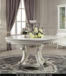 European solid wood dining table and chair villa restaurant dining table
