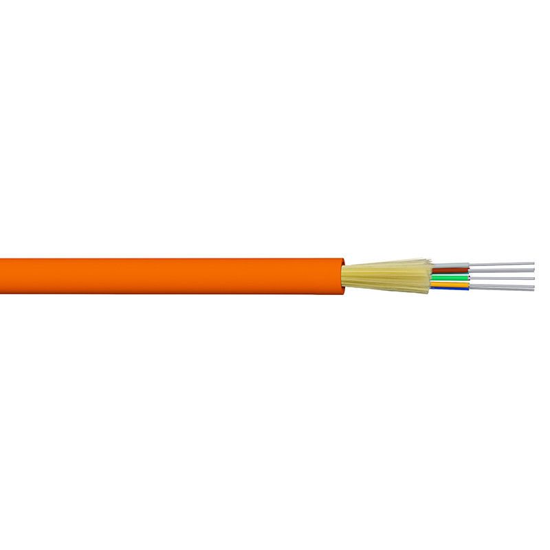 GJFJV Simplex Cable Tight Buffer PVC/LSZH Sheath Fiber Optic Cable Singlemode Multimode