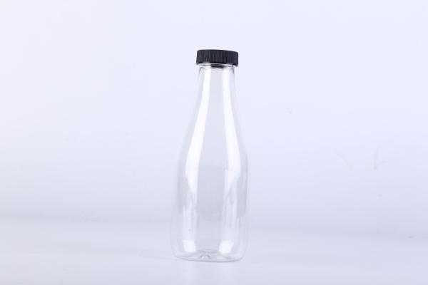 Buy cheap Food grade pet plastic round juice bottles / plastic water bottles from wholesalers