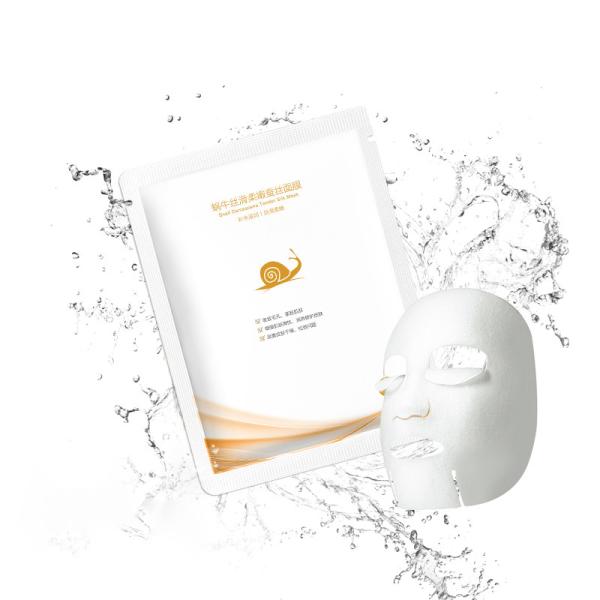 3D Stereo Cut Silk Sheet Mask , Snail Essence Mask For Inflammation / Sensitive