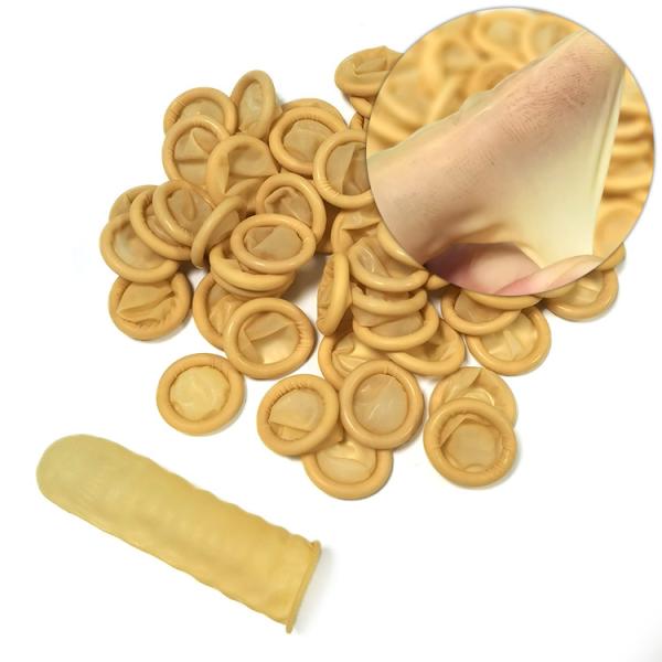 Buy cheap High Transparency Disposable Latex Finger Cots Dust Free 1000pcs/Bag Yellow from wholesalers