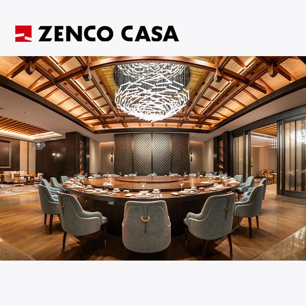 Buy cheap Modern Style Hotel Restaurant Furniture Set Includes Large Round Dining Table And Chairs from wholesalers