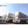 Buy cheap 25cbm 35cbm 50cbm Carbon Steel Tanker 3 Axle Semi Trailer For Bulk Cement from wholesalers