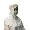 Buy cheap Polyester ESD Safe Clothing Dust Free Shawl Anti Static Cap Front Velcro Closure from wholesalers