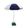 Buy cheap Outdoor Windproof Beach Umbrella Blue White With Rainbow Plastic Table from wholesalers