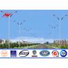 Buy cheap 6m Single Arm Hot Dip Galvanized Steel Pole For Outdoor Lighting from wholesalers