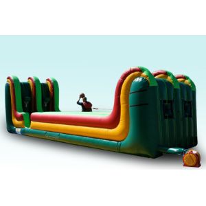 Buy cheap Exciting 2 In 1 3 Lane Bungee Run Race Inflatable With Basketball Shooting from wholesalers