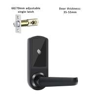 Buy cheap Black Mifare Hotel Smart Door Locks 1.5V Hotel Key Card Lock product