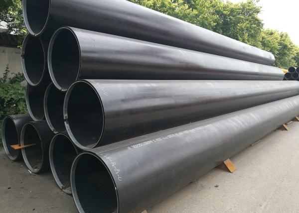 Buy cheap 610mm EN10210 EN10219 S355JRH Black ERW Steel Pipe from wholesalers