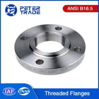 Buy cheap ASME B16.5 Flat Face/Raised Face Stainless Steel Threaded Flange NPS 1/2 To NPS product