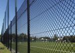 75x75 mm Wire Security Fence Panels / PVC Chain Link Fence galvanized