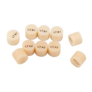 Wholesale 10mm Ceramic Translucent Zirconia Blocks 10 PCS IPS Emax Ingots from china suppliers