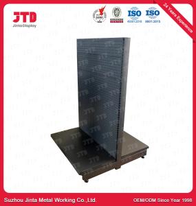 Wholesale 6FT Double Sided Library Bookshelves Black 3 Layers Rack from china suppliers