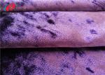 Shiny Polyester / Spandex Velvet Korea Velboa Fabric Diamond Velvet Fabric For