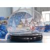 Buy cheap Inflatable Snow Globe Christmas Decoration Transparent Dome Bubble Tent With Air Blower from wholesalers