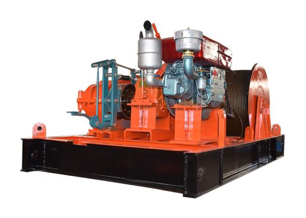 Buy cheap Diesel Engine Driven Hoist Winch 10 Ton Capacity For Construction from wholesalers