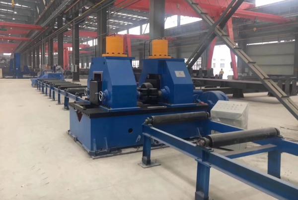 Buy cheap HYJ-80 H Beam Welding Machine Flange Hydraulic Straightening Machine H Beam Line from wholesalers