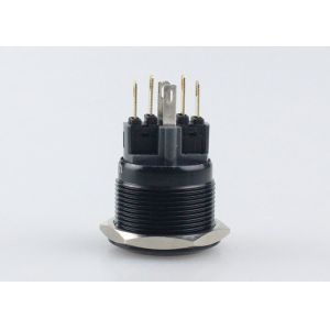 LED Light Ring Aluminum Push Button Switch 22mm Durable For Longstanding Press