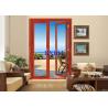 Buy cheap Water Resistant Aluminium Doors With Wooden Finish With Wide Openings from wholesalers