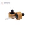 Buy cheap Natural Color Bamboo Dropper Caps 5000pcs Child Resistant 18/410 20/400 from wholesalers