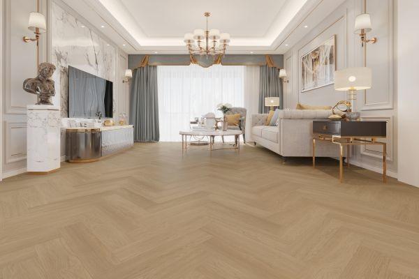 15 Mil Solid Wood Grey Herringbone Floor Vinyl Spc Stone Plastic Composite