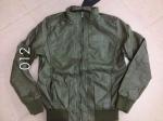 12 Men's pu fashion jacket coat stock