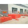 Buy cheap 2.1*3.5m Tubing OD 40mm*1.5mm construction fence panels AS4687-2007 and primer AS/NZS 3750.15 14 microns zinc thickness from wholesalers