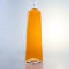 Buy cheap 750ml Flint Glass Clear Square Round Gin Bottle with Screw Top Finish and Free Design from wholesalers