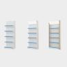 Buy cheap Double Columns Medical Store Display Rack White 1200mm 1500mm 1800mm Length from wholesalers