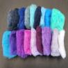 Buy cheap Blue Purple Colored Polyester Fiber Staple Regenerated 20 Denier from wholesalers