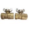 Buy cheap DN15 Brass Ball Valve Female With Butterfly Handle from wholesalers