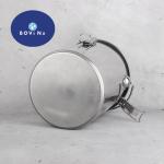 Sealed Stainless Steel Soup Pot Milk Container Large Capacity With Clamps