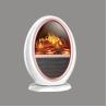 Buy cheap Indoor Fire Effect Heater TNP-2008I-G3 Energy - Efficient Oval Shaped White from wholesalers
