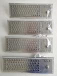 Ruggedized Industrial Metal SS Keyboard With Trackball For Accuate Pointing