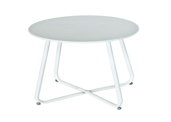 Quality Customized Color Round Metal Patio Table Occupying Small Space for bistro for sale