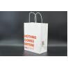 Buy cheap White Twisted Handle Paper Bags Sturdy Kraft Paper Shopping Bags from wholesalers