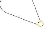 Black Chain Stainless Steel Fashion Necklaces Round Wheel Necklace For Men