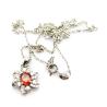 Buy cheap Sterling Silver Cable Chain Oval Green Cubic Zircon Pendant Necklce (P10) from wholesalers