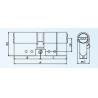 Buy cheap Brass Euro Turn Cylinder Lock With Breaker Strip Long Working Lifespan from wholesalers