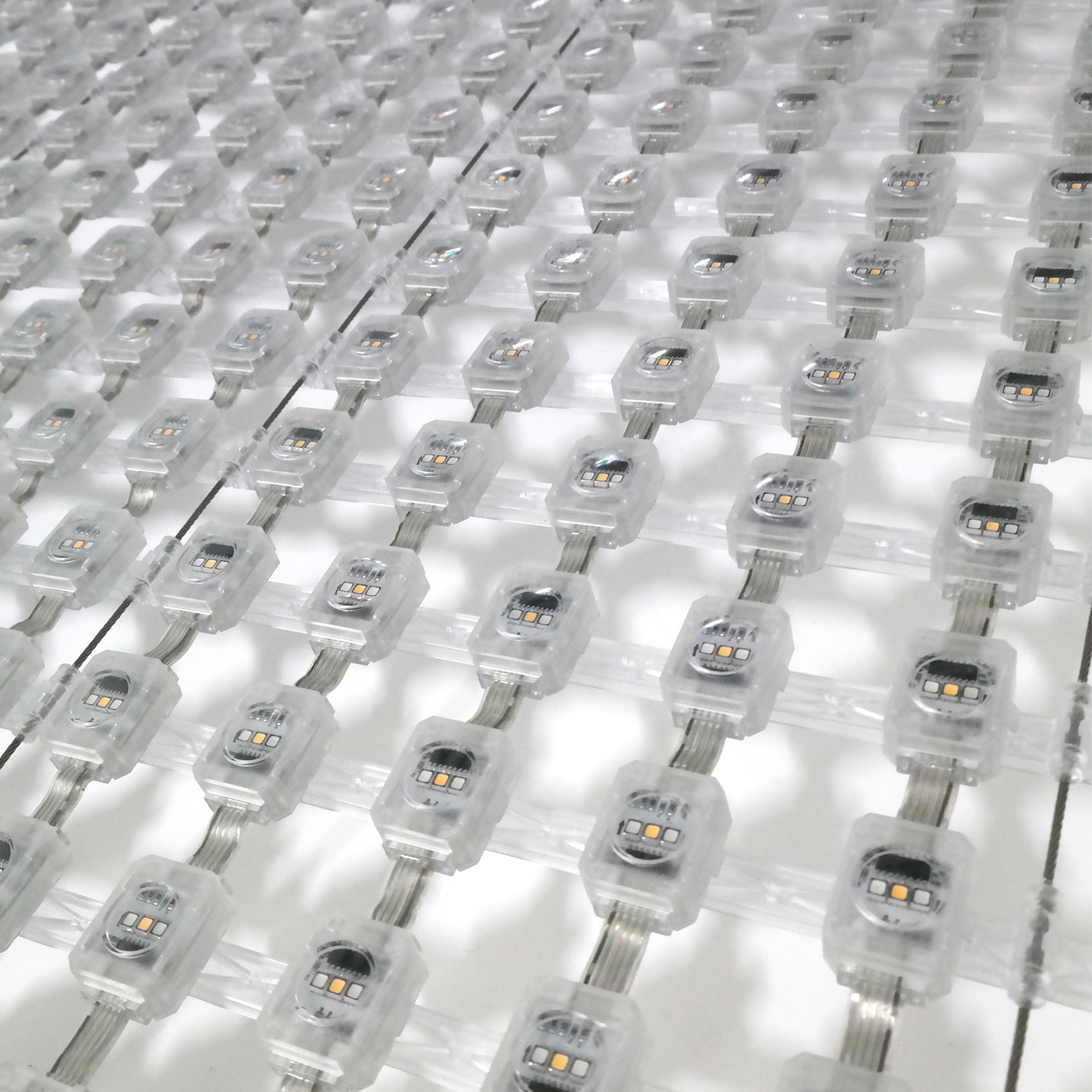 P50 P100 RGBW LED Mesh Screen For Electronic Advertising Board Shopping Mall